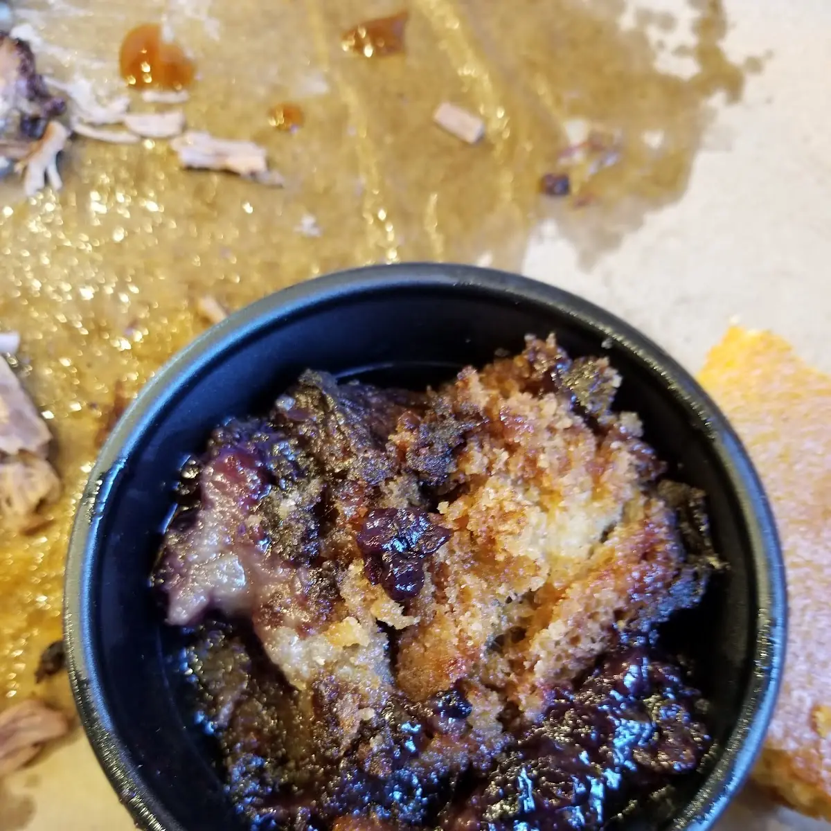 Burnt Blueberry Cobbler