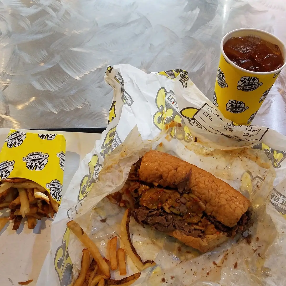 Spicy Italian Beef Sandwich