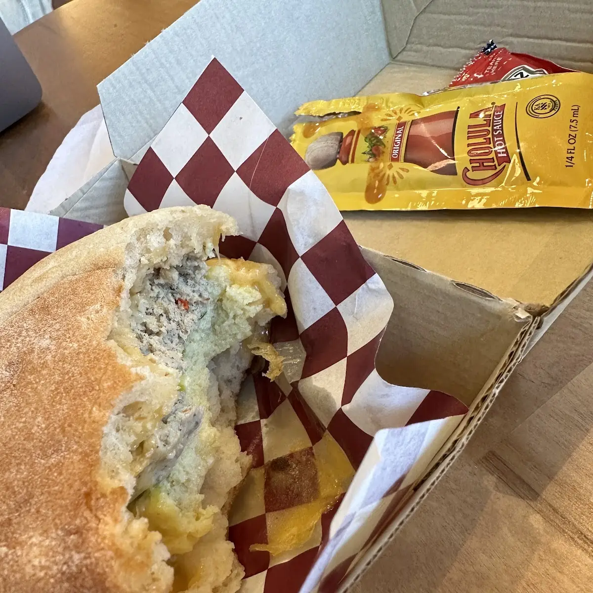 Turkey Sausage Egg and Cheese