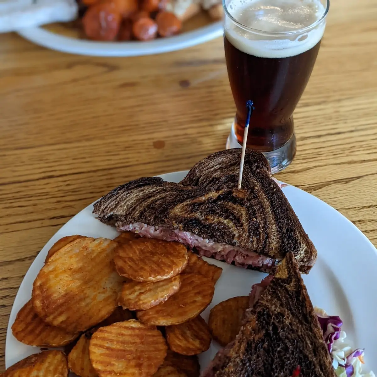 Reuben Sandwich and House Made Chips