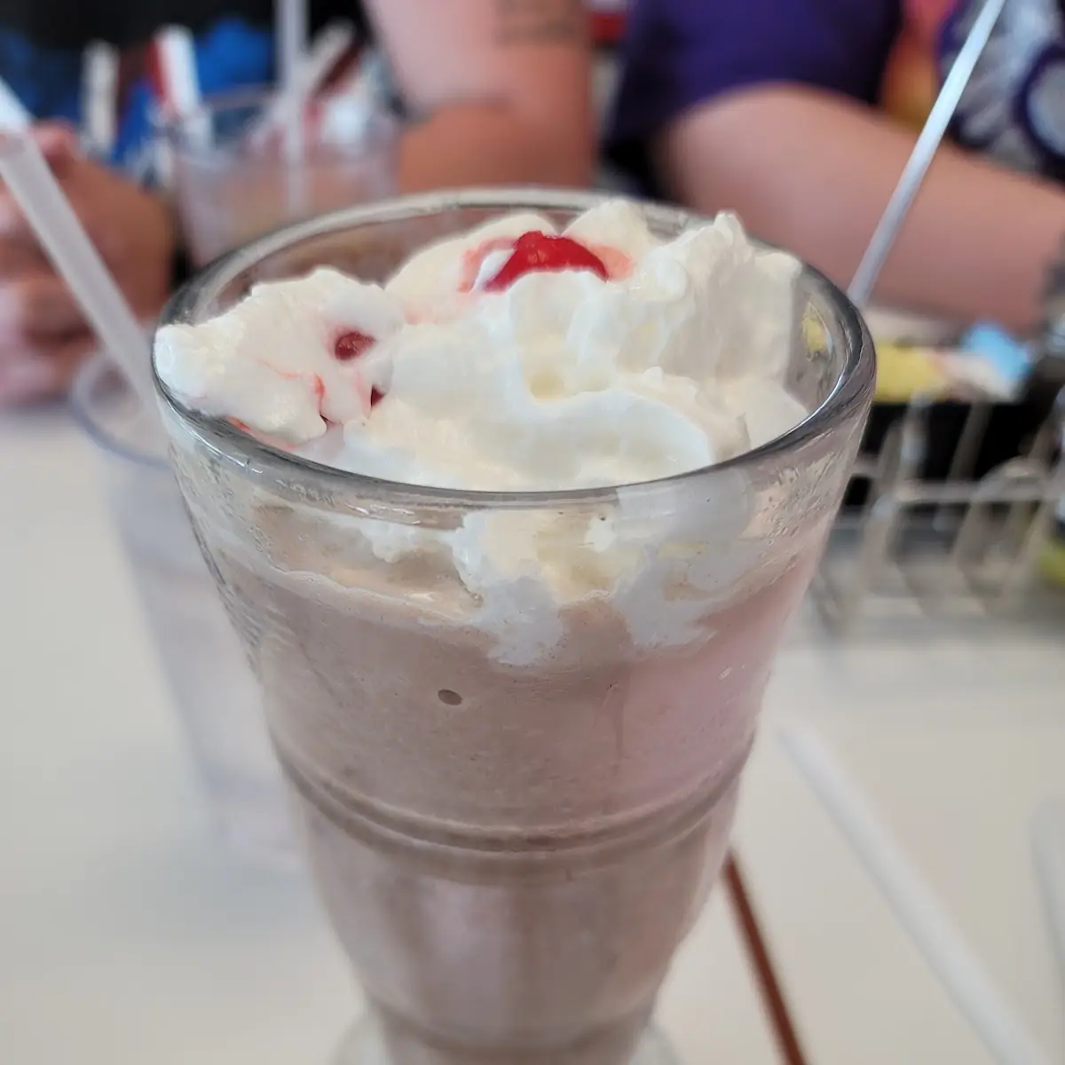 Chocolate and Strawberry Milkshake