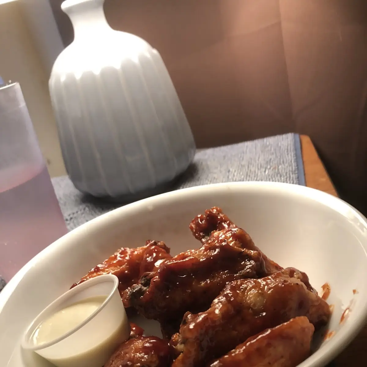 BBQ Wings & Blue Cheese Dressing