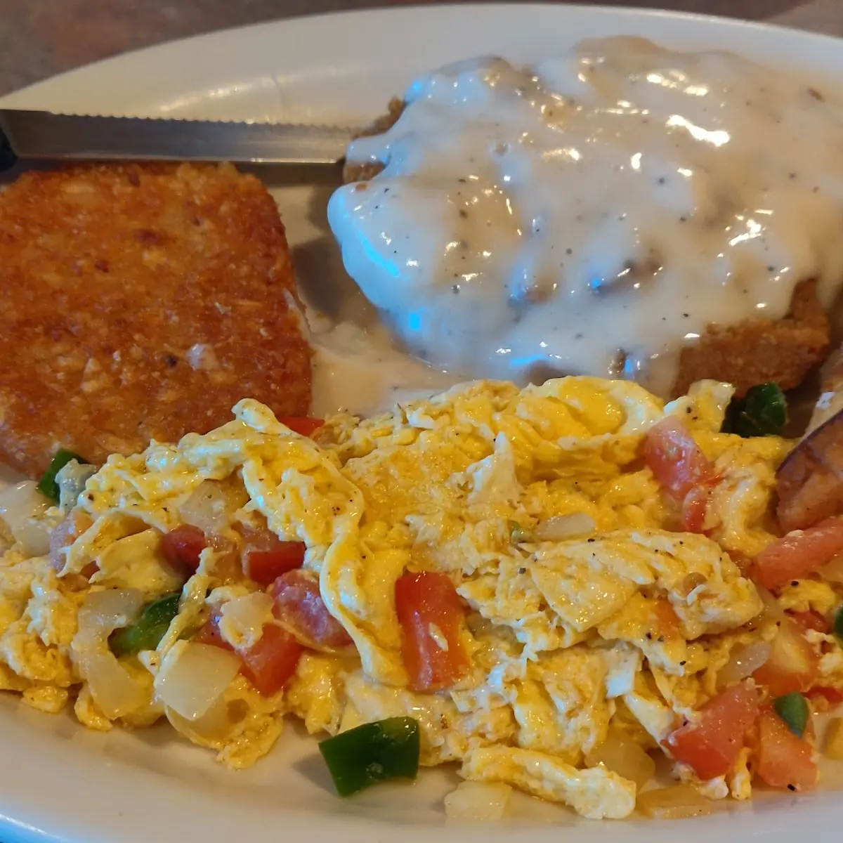 Chicken Fried Steak & Eggs