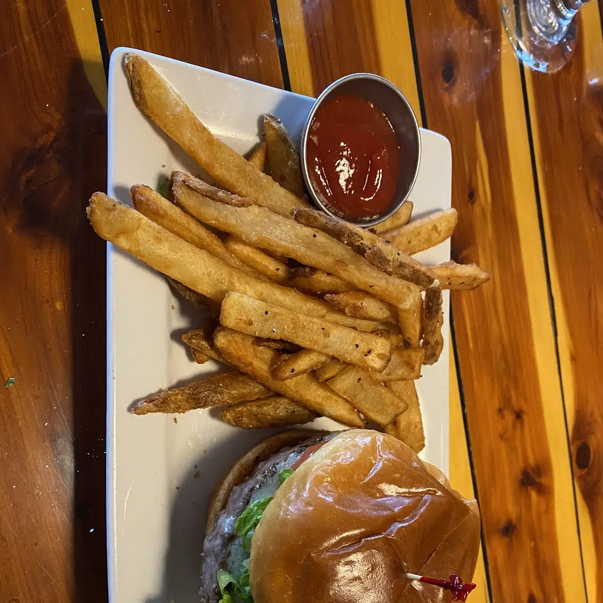 Burger and Fries