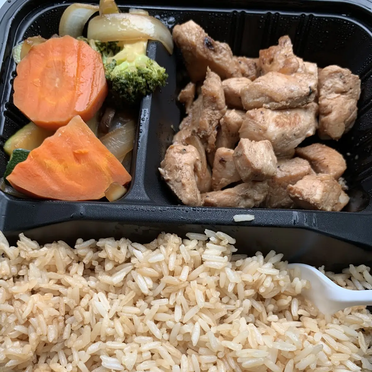 Chicken Teriyaki with Steamed Rice