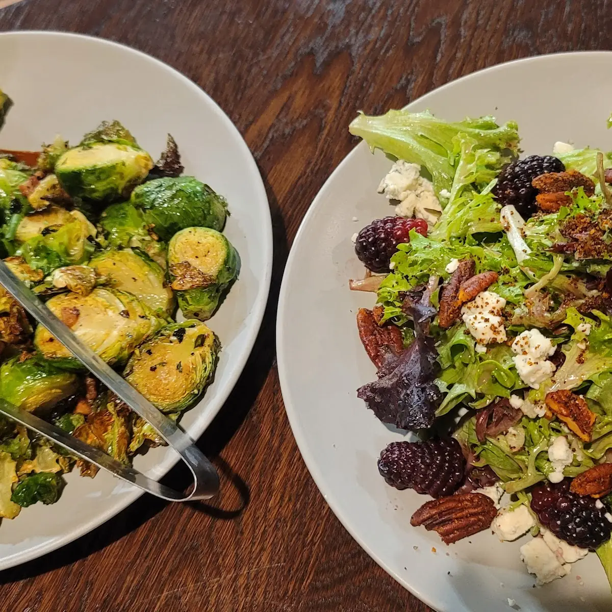 Brussel Sprouts and Salad