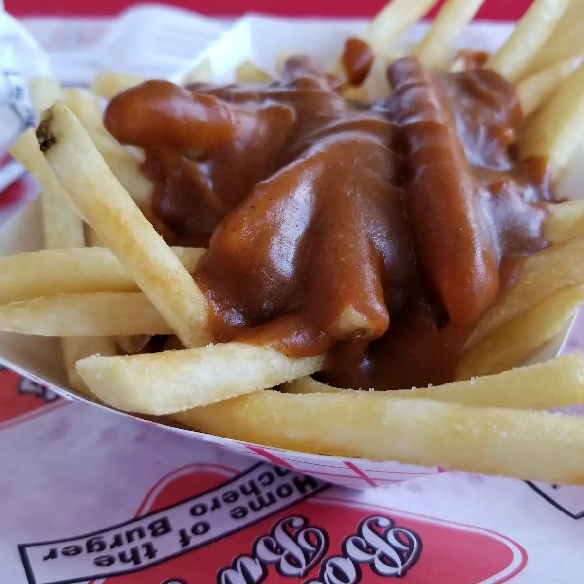 Red Chile Smothered Fries