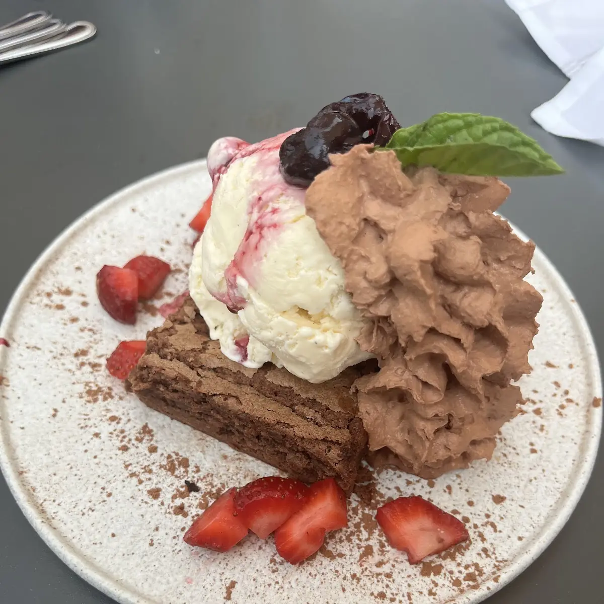 Brownie Sundae