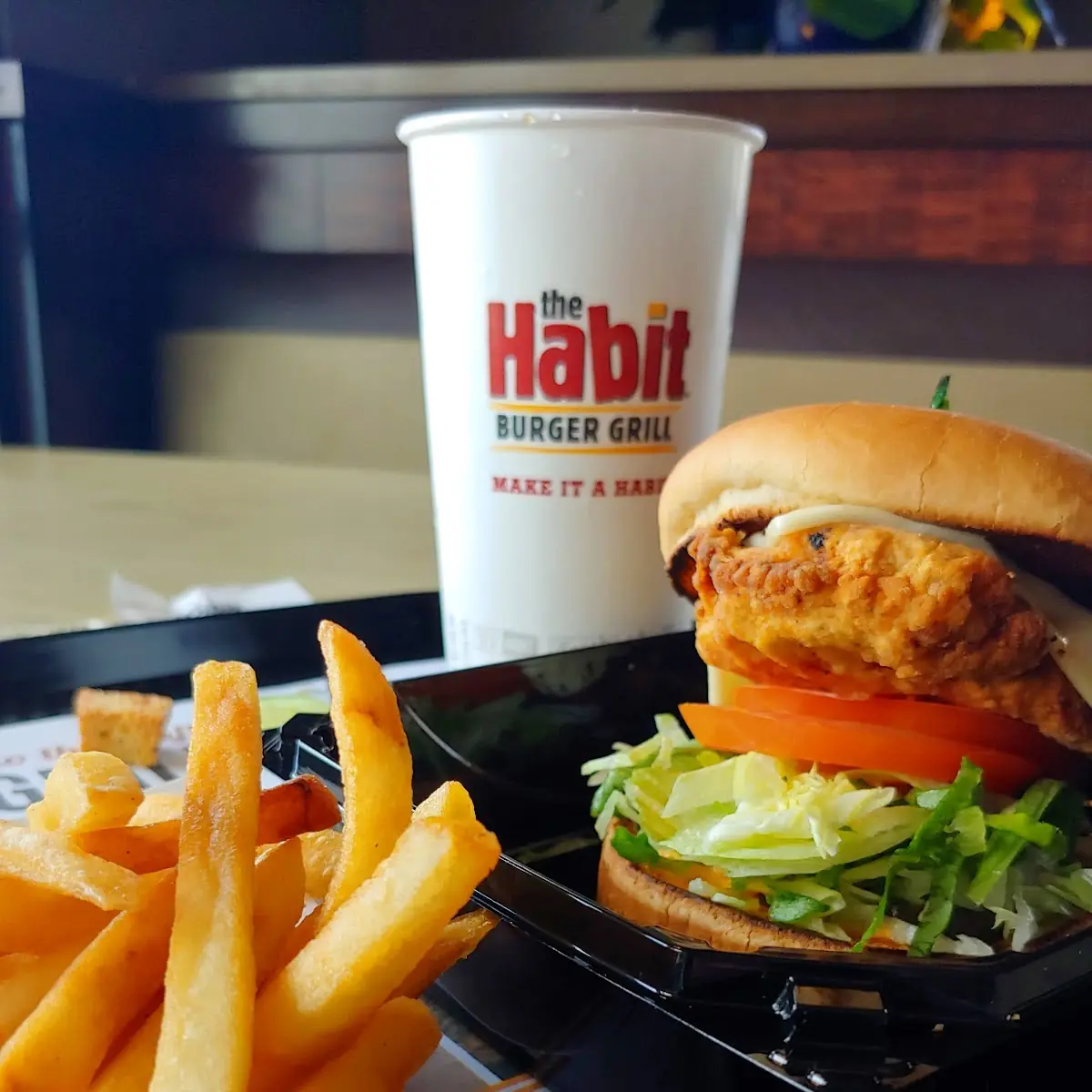 Golden Fried Chicken Sandwich