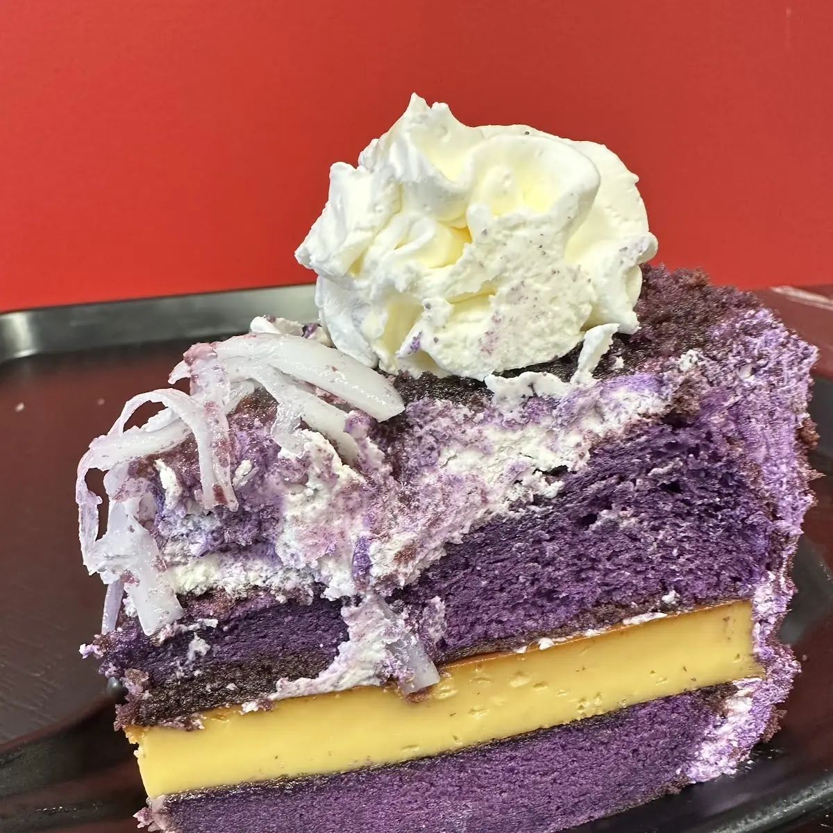 Ube Bread Pudding