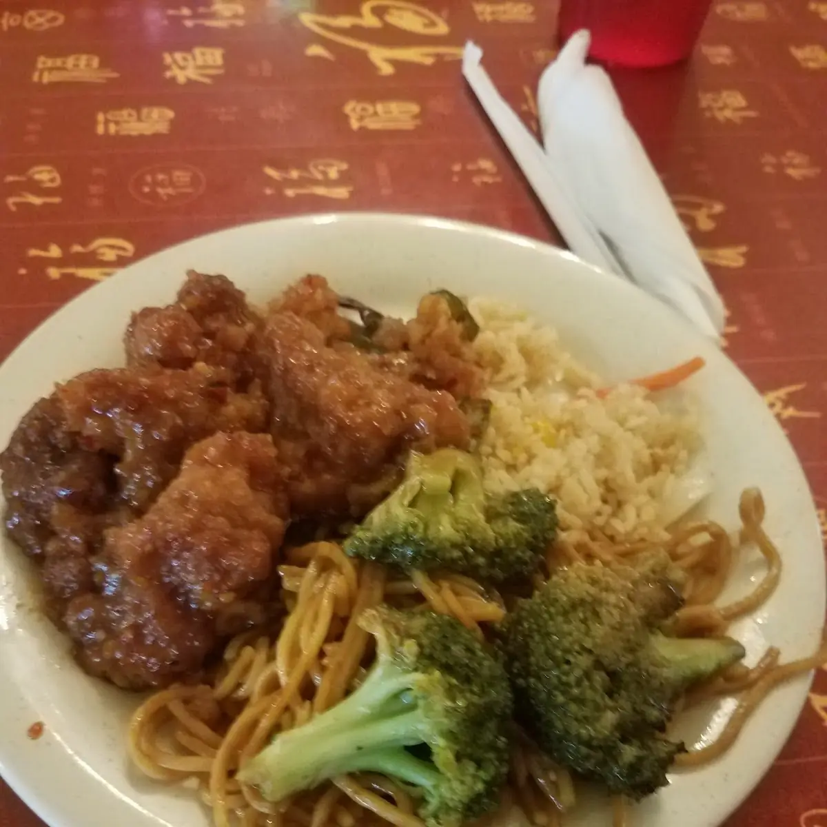 Orange Chicken and Lo Mein