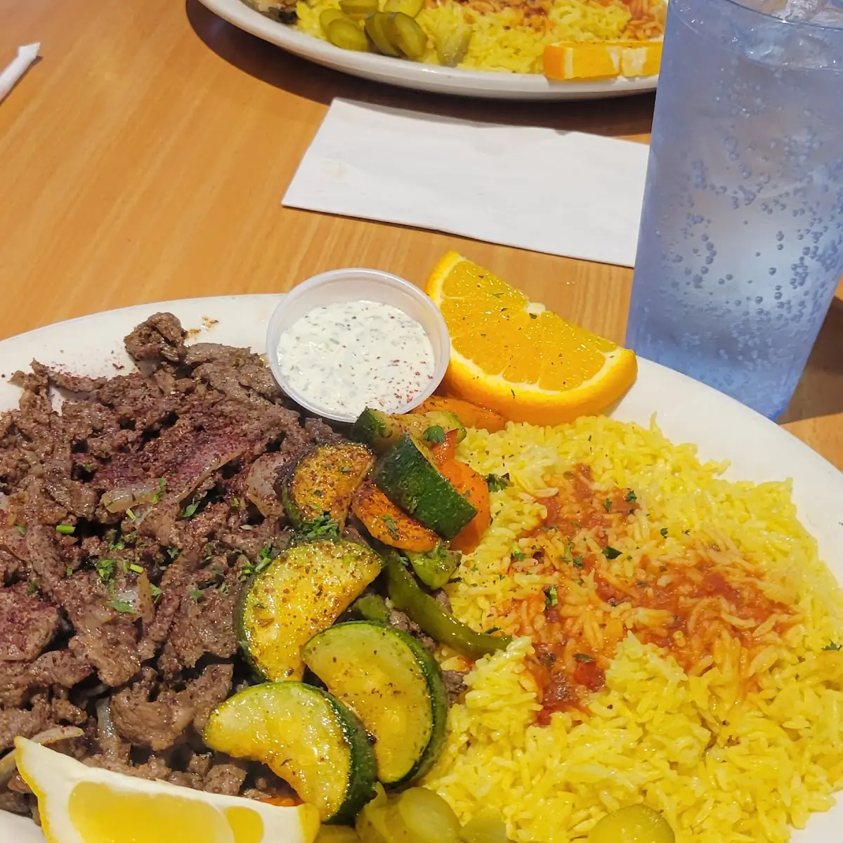 Beef Shawarma Platter