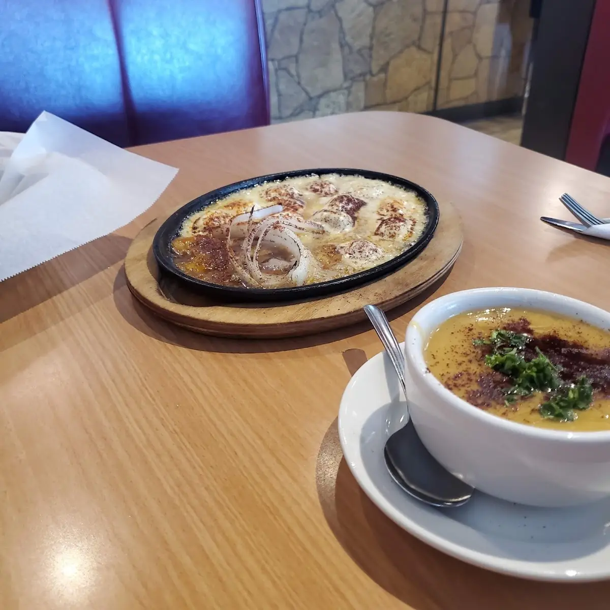 Flaming Cheese Appetizer Sampler