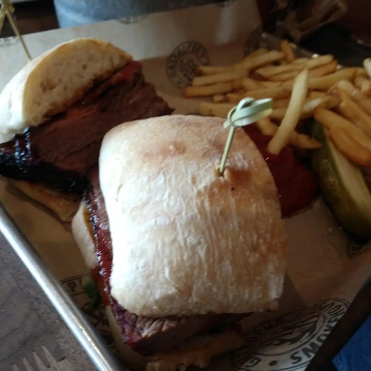 Smoked Brisket Sandwich