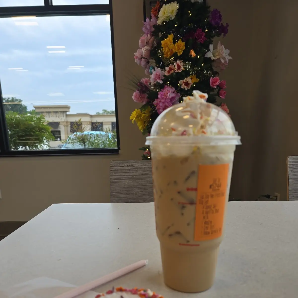 Frosted Donut Iced Latte
