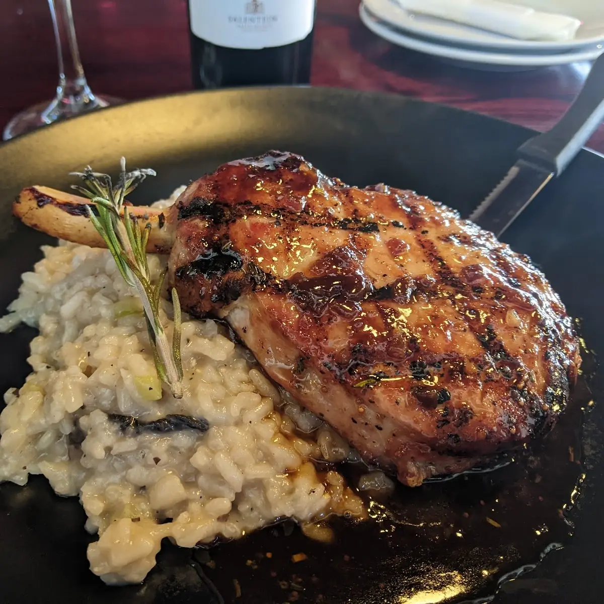 Pork Chop Risotto