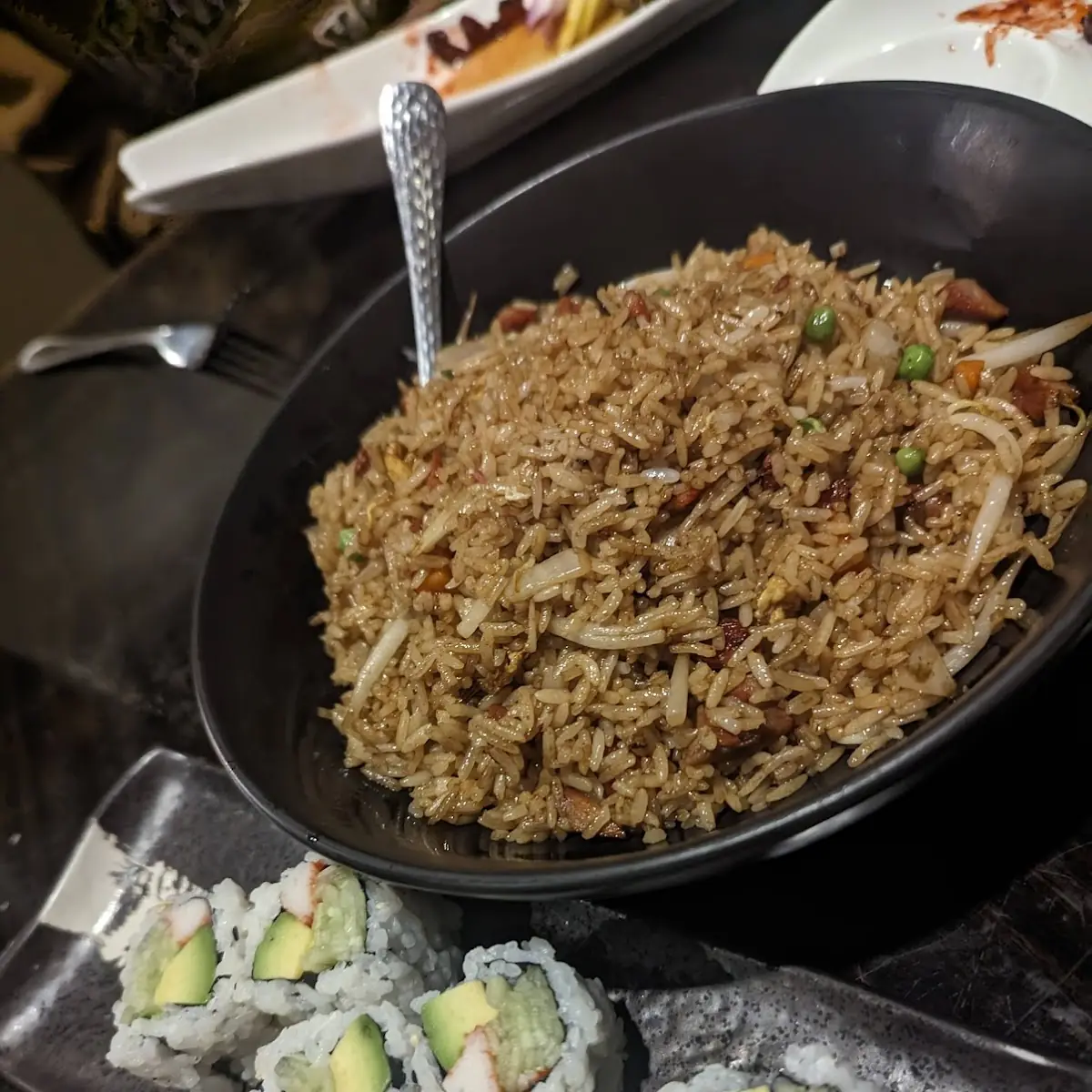 Pork Fried Rice Large Size California Roll
