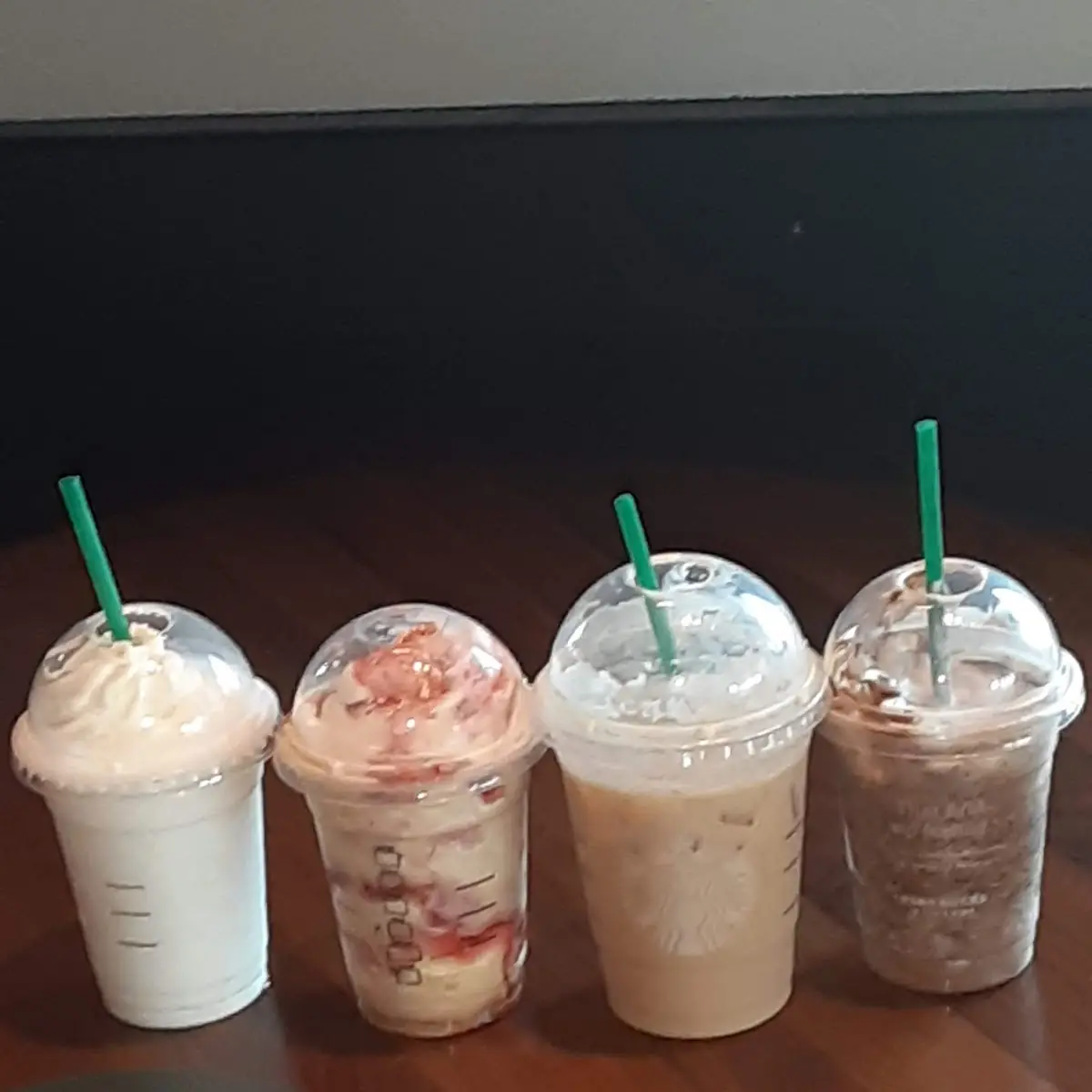 Vanilla Bean Strawberry Cheese Cake White Chocolate Mocha Chocolate Chip
