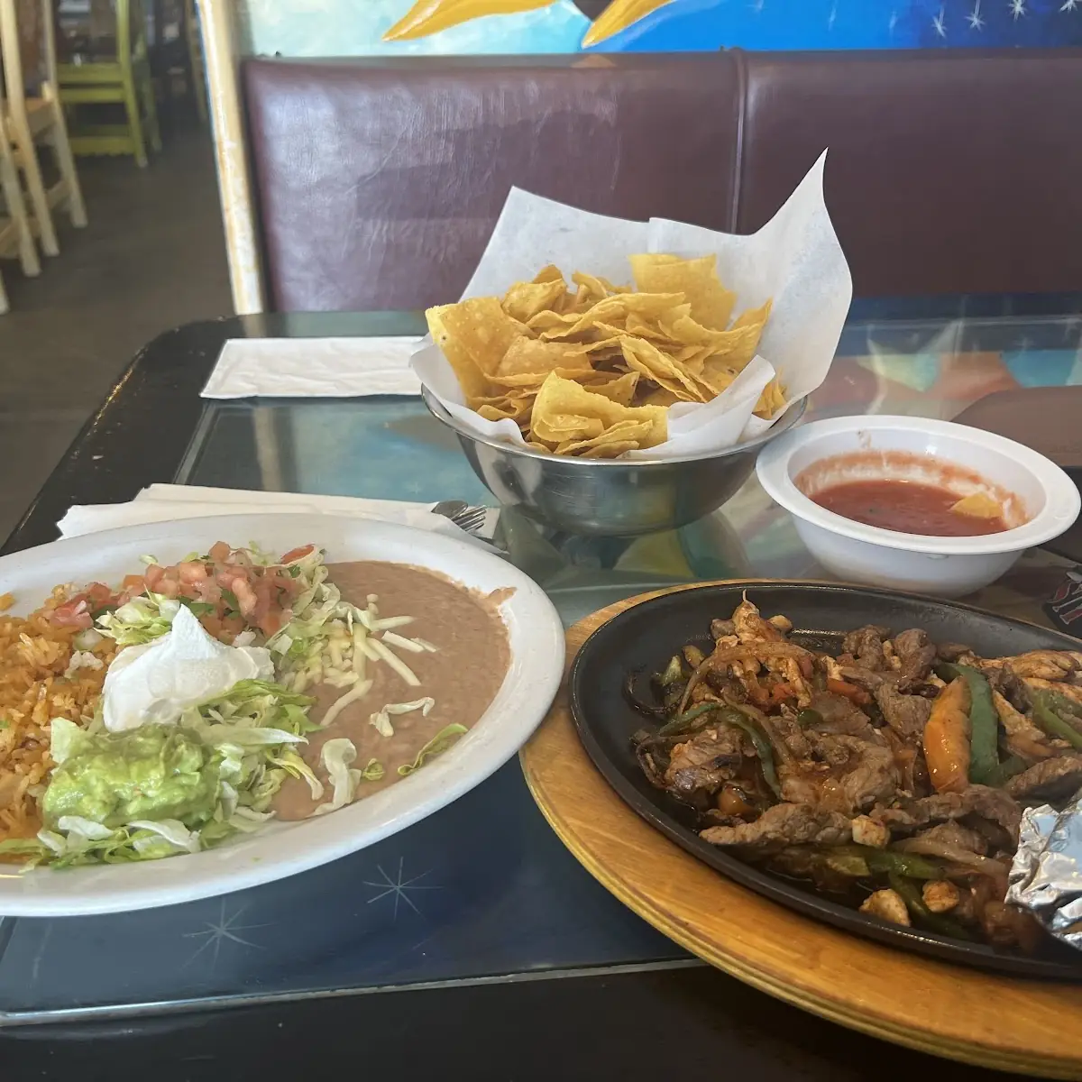 Razorback Fajitas and Taco Salad