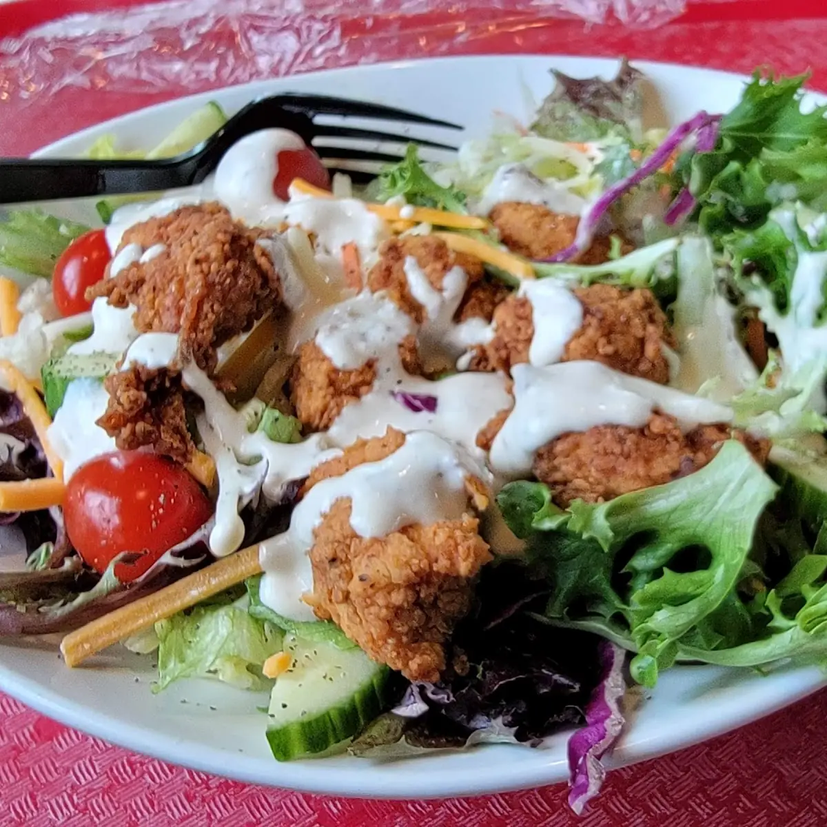 Crispy Chicken Salad