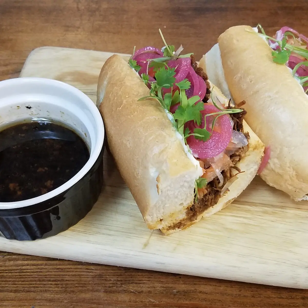 Pulled Pork Adobo Sandwich