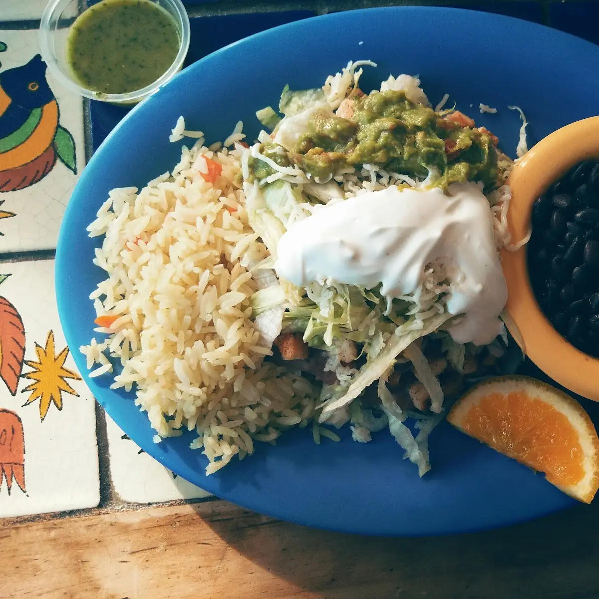 Black Beans and Seasoned Rice