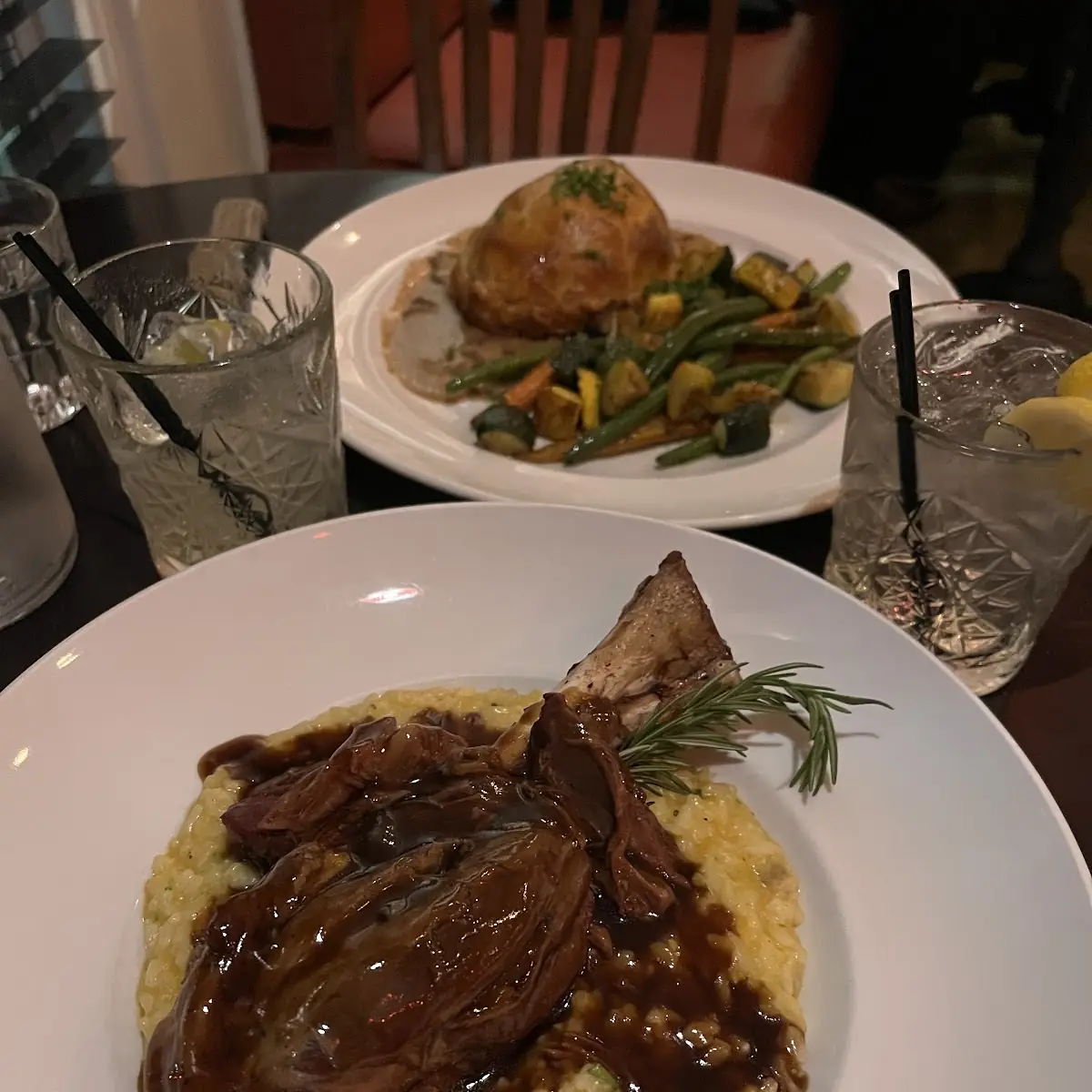 Lamb Shank with Risotto