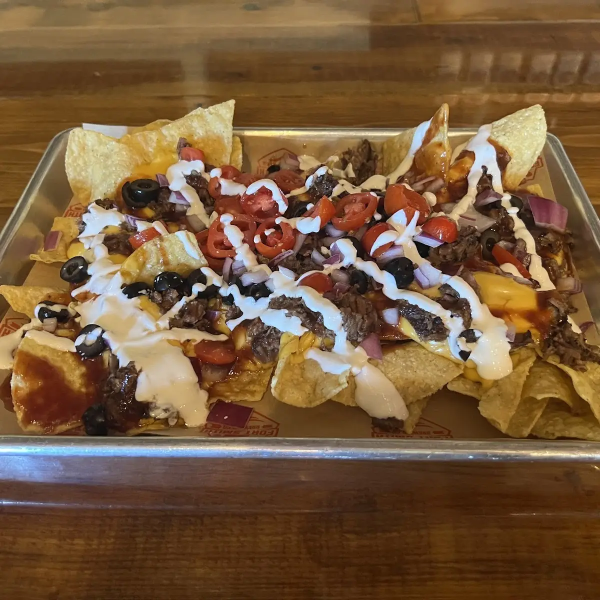 Drunken Pulled Pork Nachos