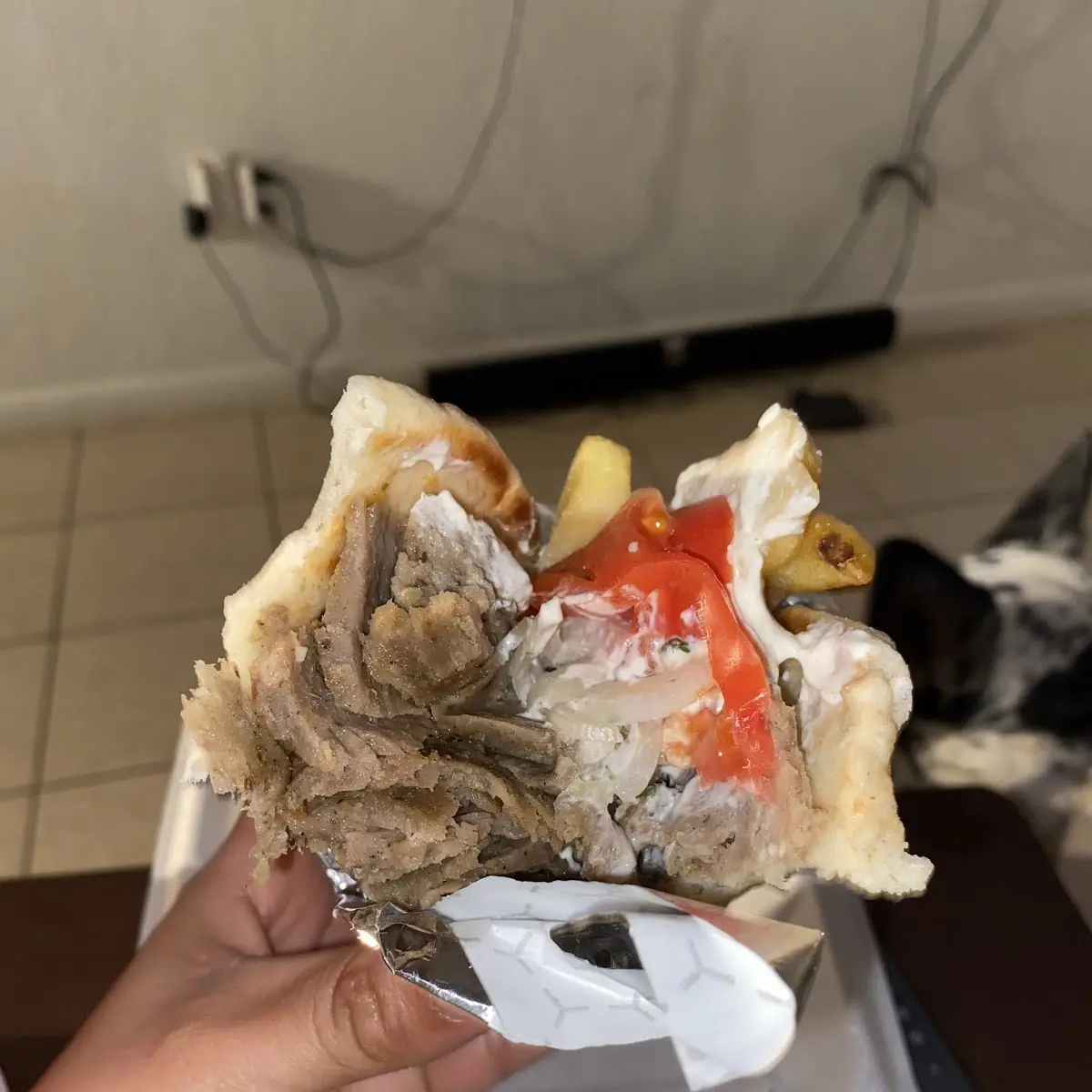 Traditional Beef and Lamb Gyro