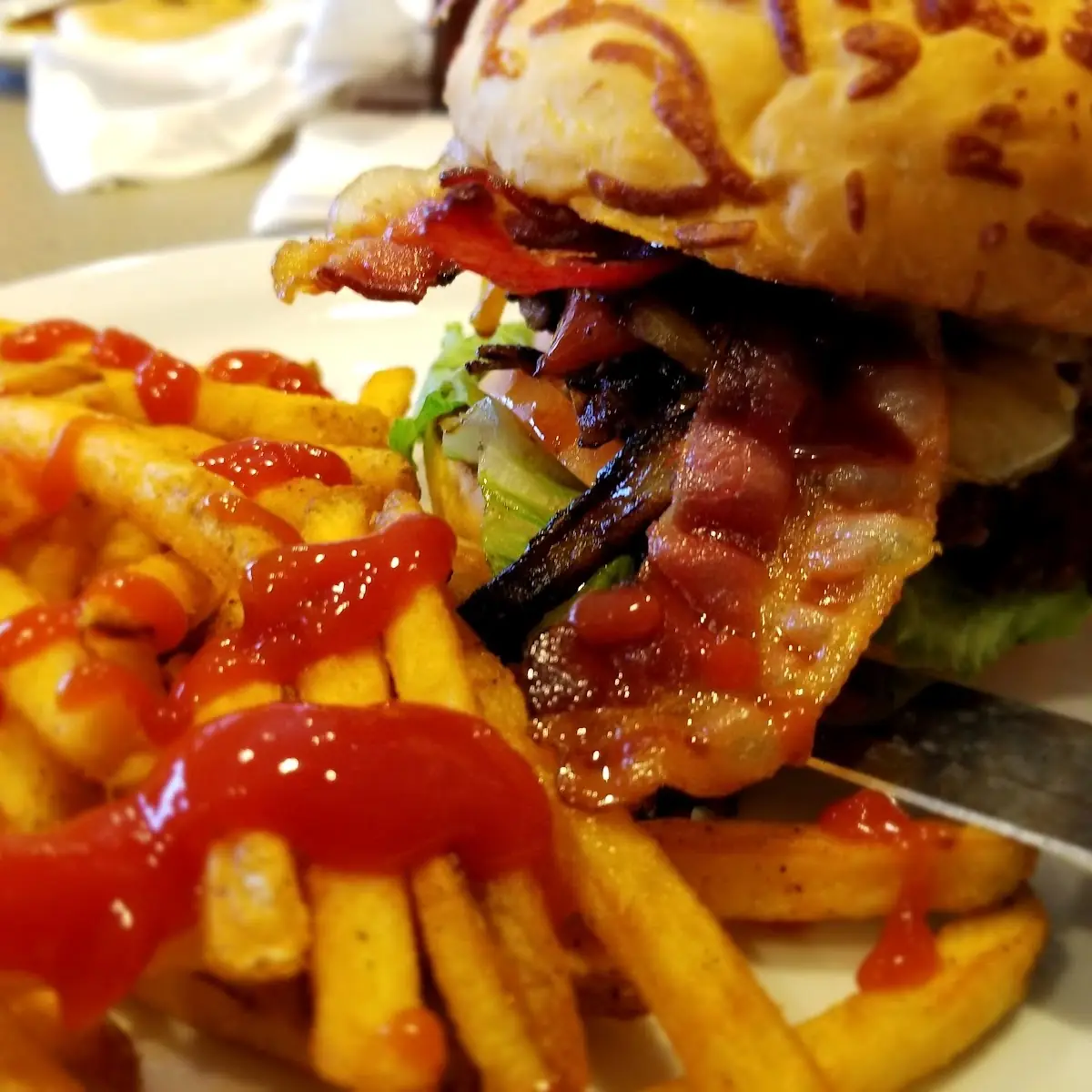 Bourbon Bacon Cheeseburger