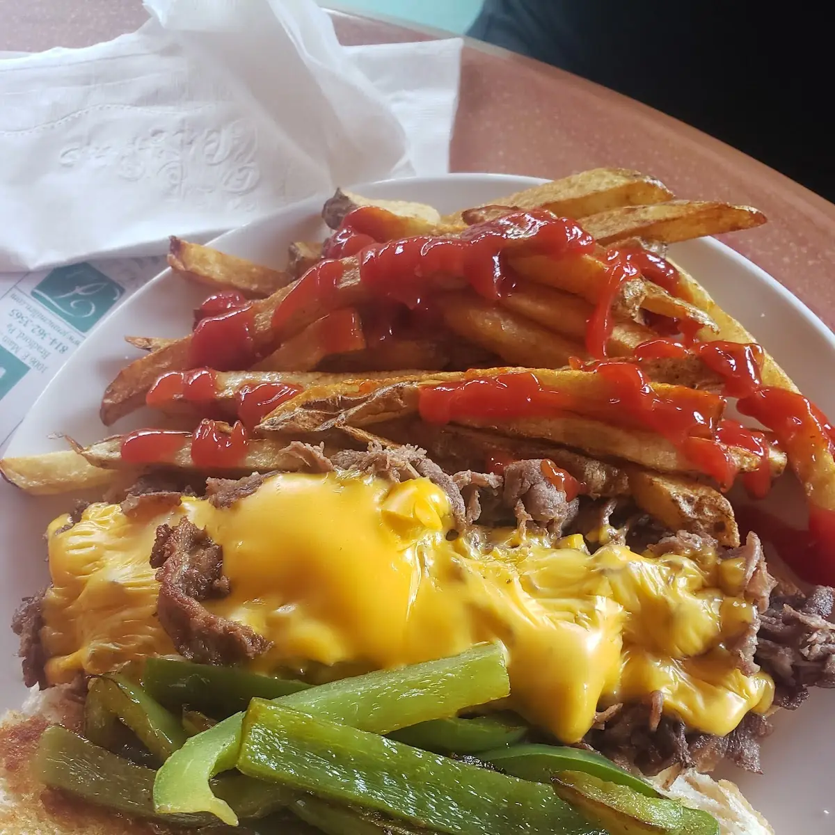 Cheese Steak Sandwich Platter