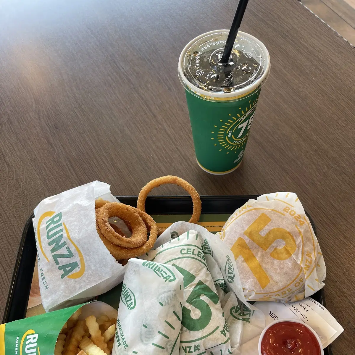 Chicken Wrap Combo with Onion Rings