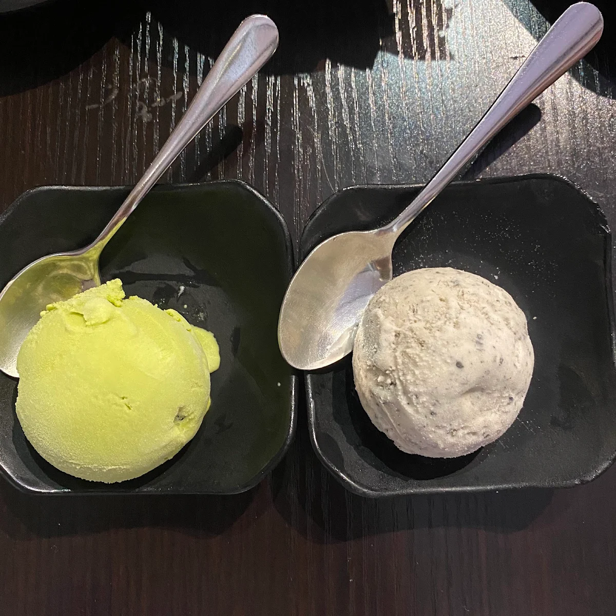 Tea Ice Cream, Okami Japanese Restaurant
