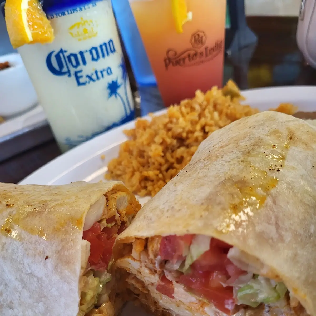 Grilled Chicken Burrito