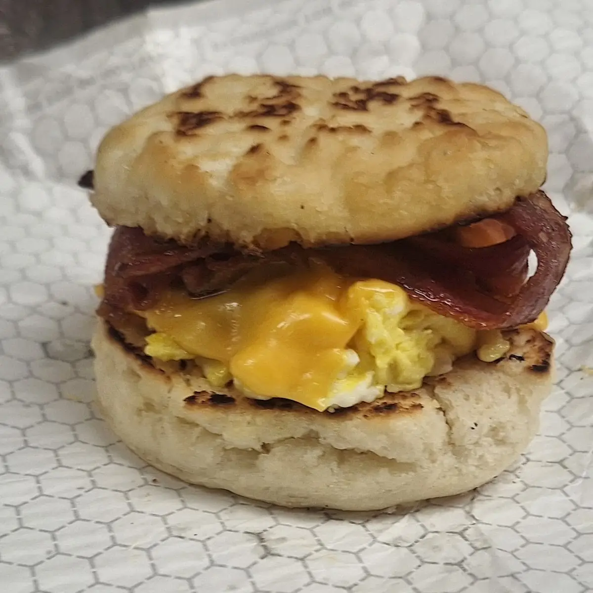 Bacon Scrambled Egg Cheese Biscuit