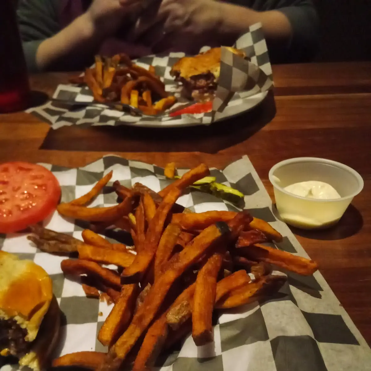 All American Burger and Fries