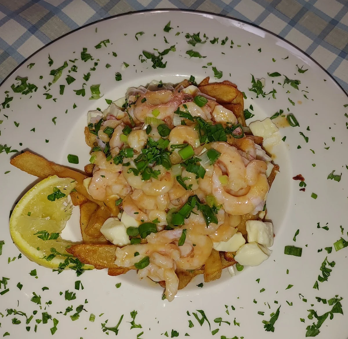 Poutine de Crevette