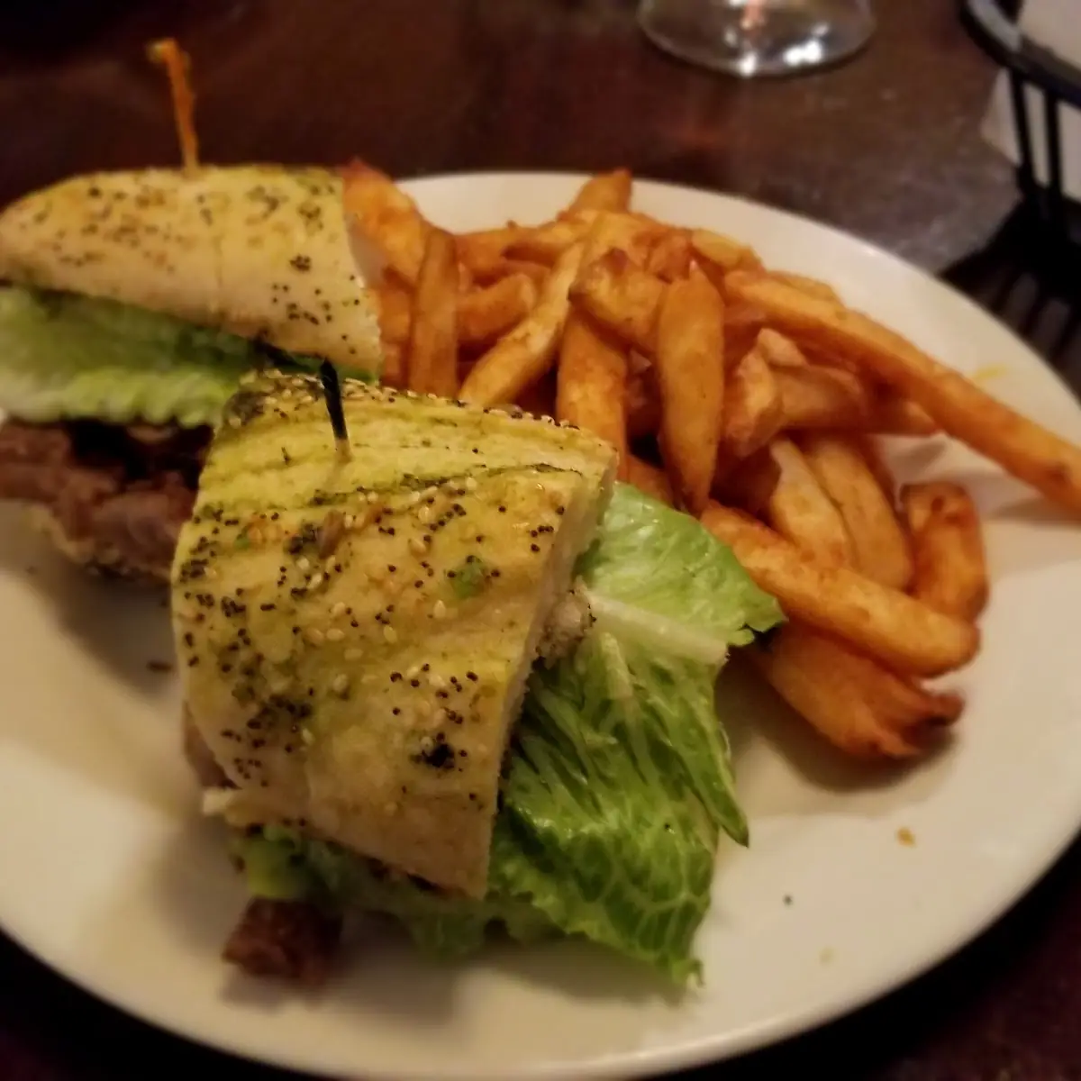 Steak Sandwich & Fries