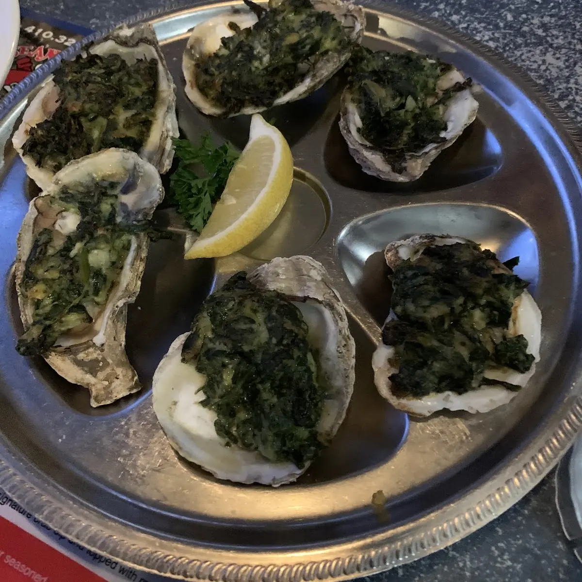 Oysters Rockefeller