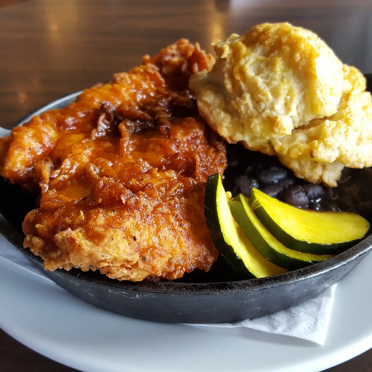Fried Chicken with Buttermilk Biscuit