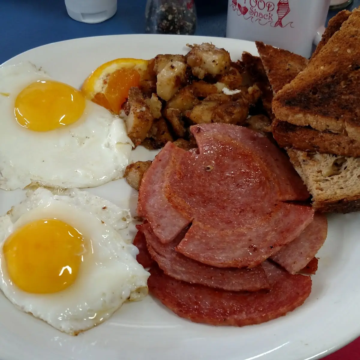 Sunny Side Eggs with Hash Browns