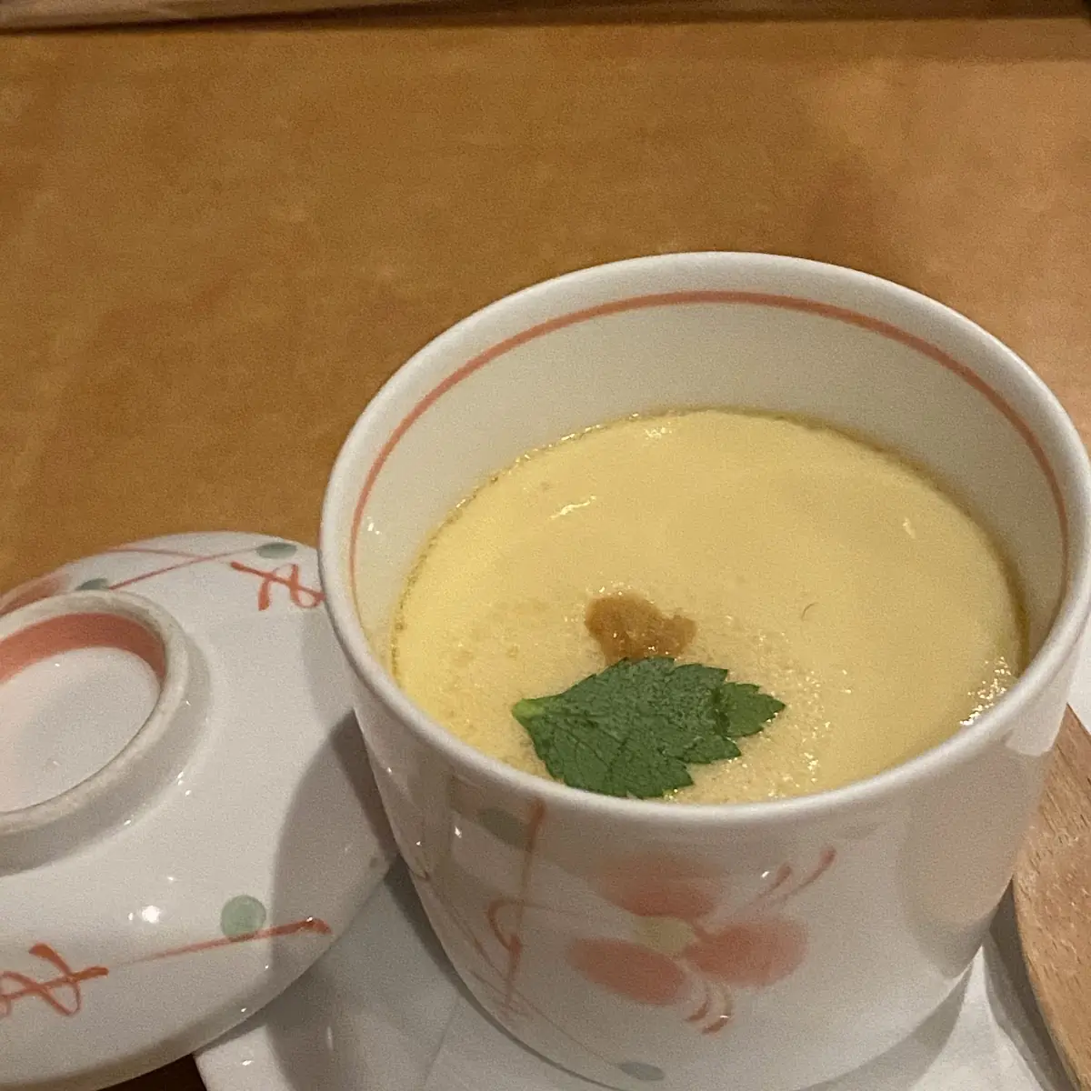 Steamed Egg Custard Pudding w Shrimp & White Fish
