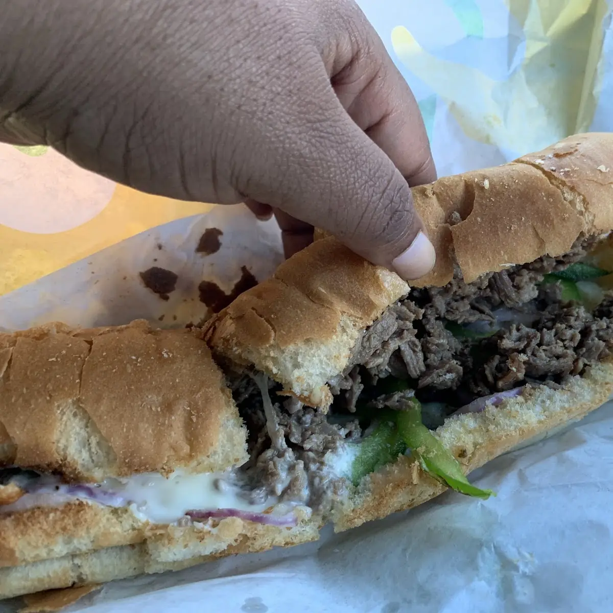 Roast Beef Footlong Meal Sandwich