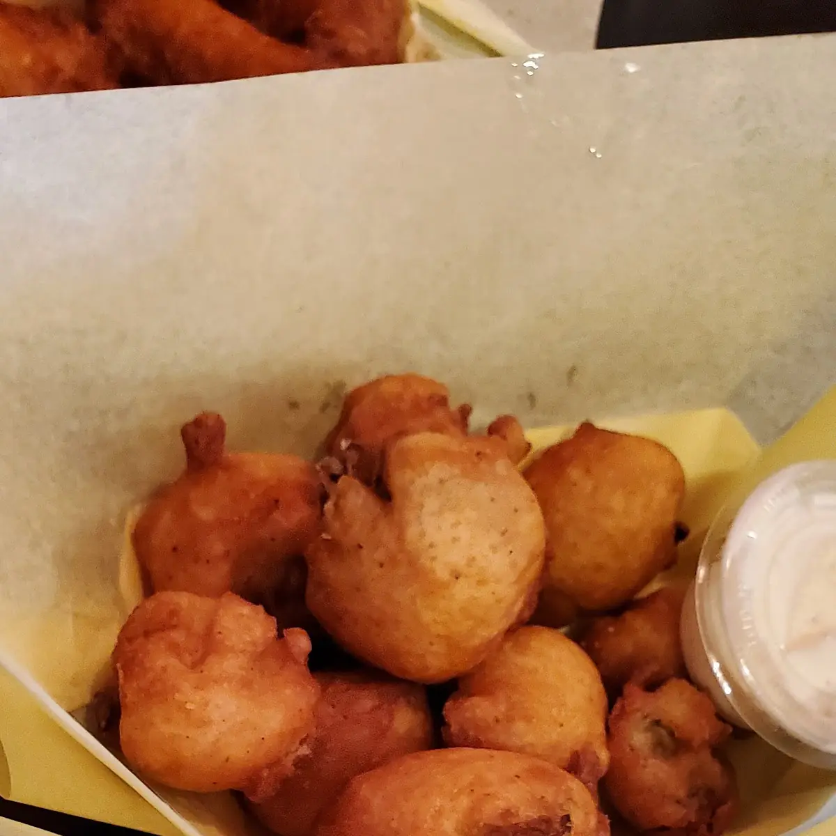 Fried Mushrooms Hushpuppies