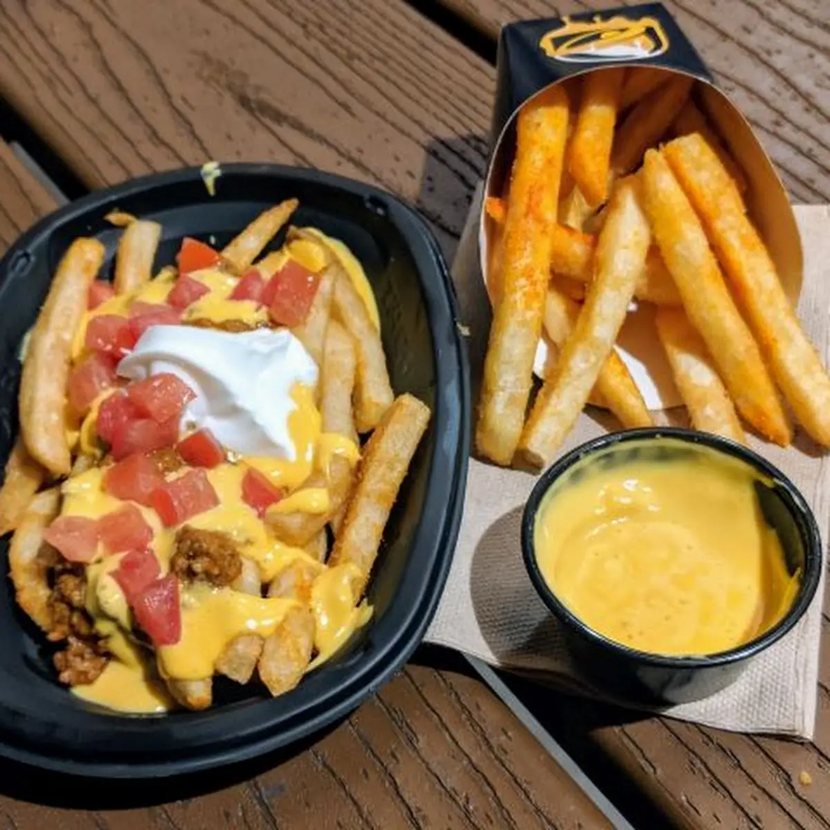 Nacho Fries with Cheese and Extra Fries