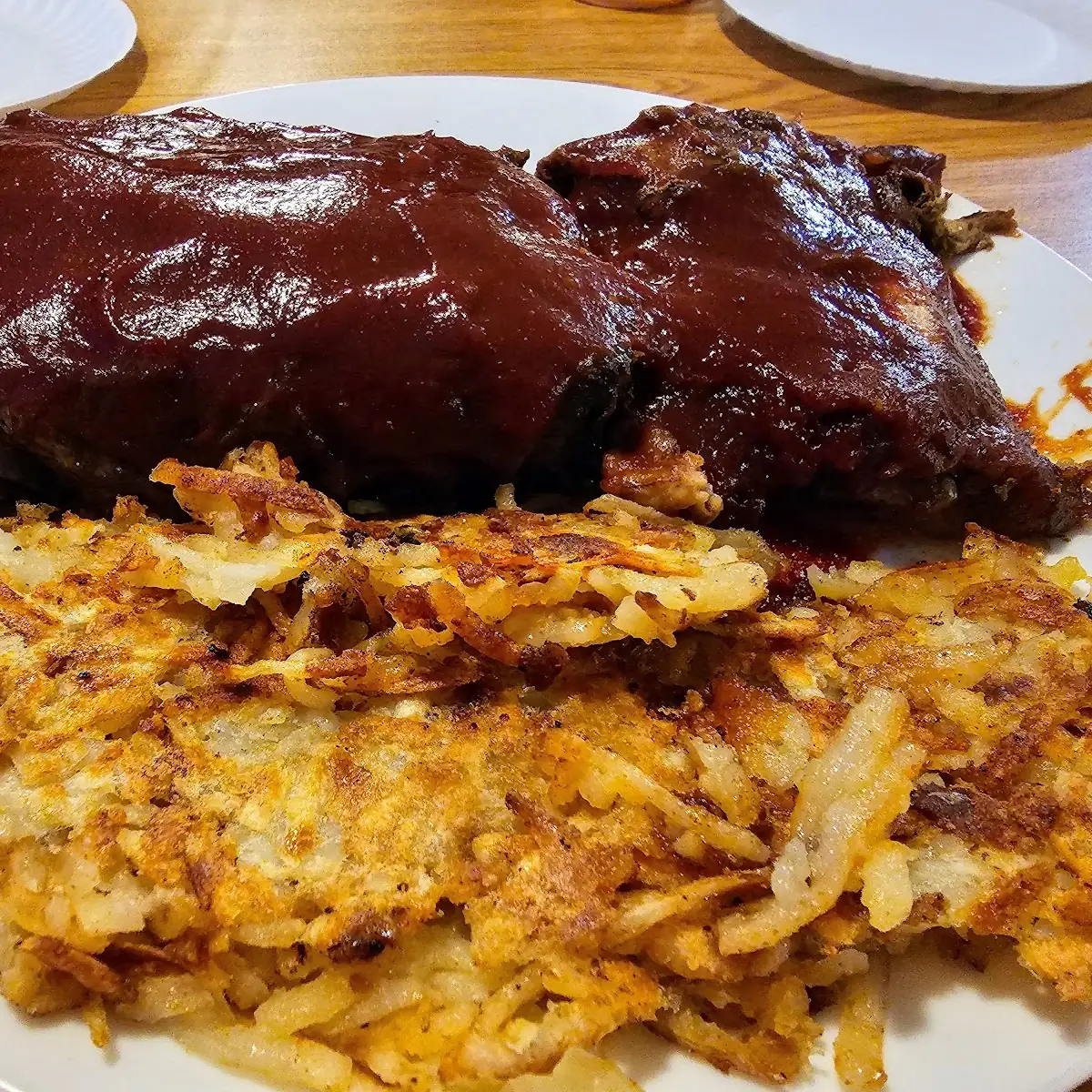 Ribs with Hash Browns