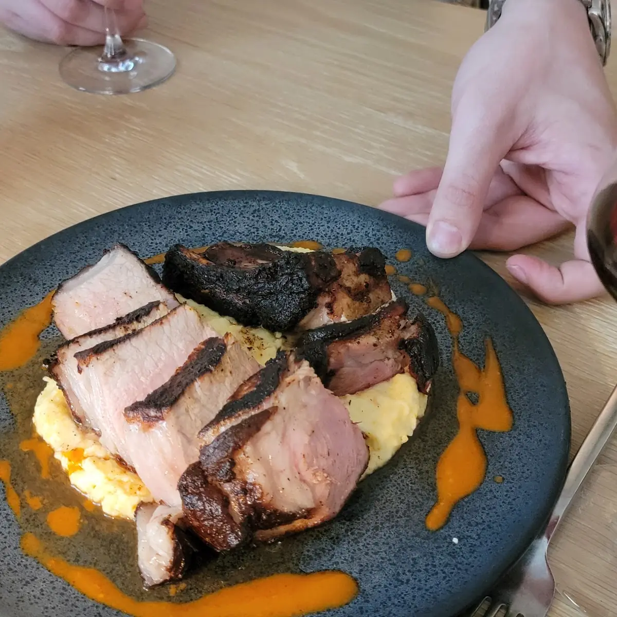 Grilled Double Pork Chop