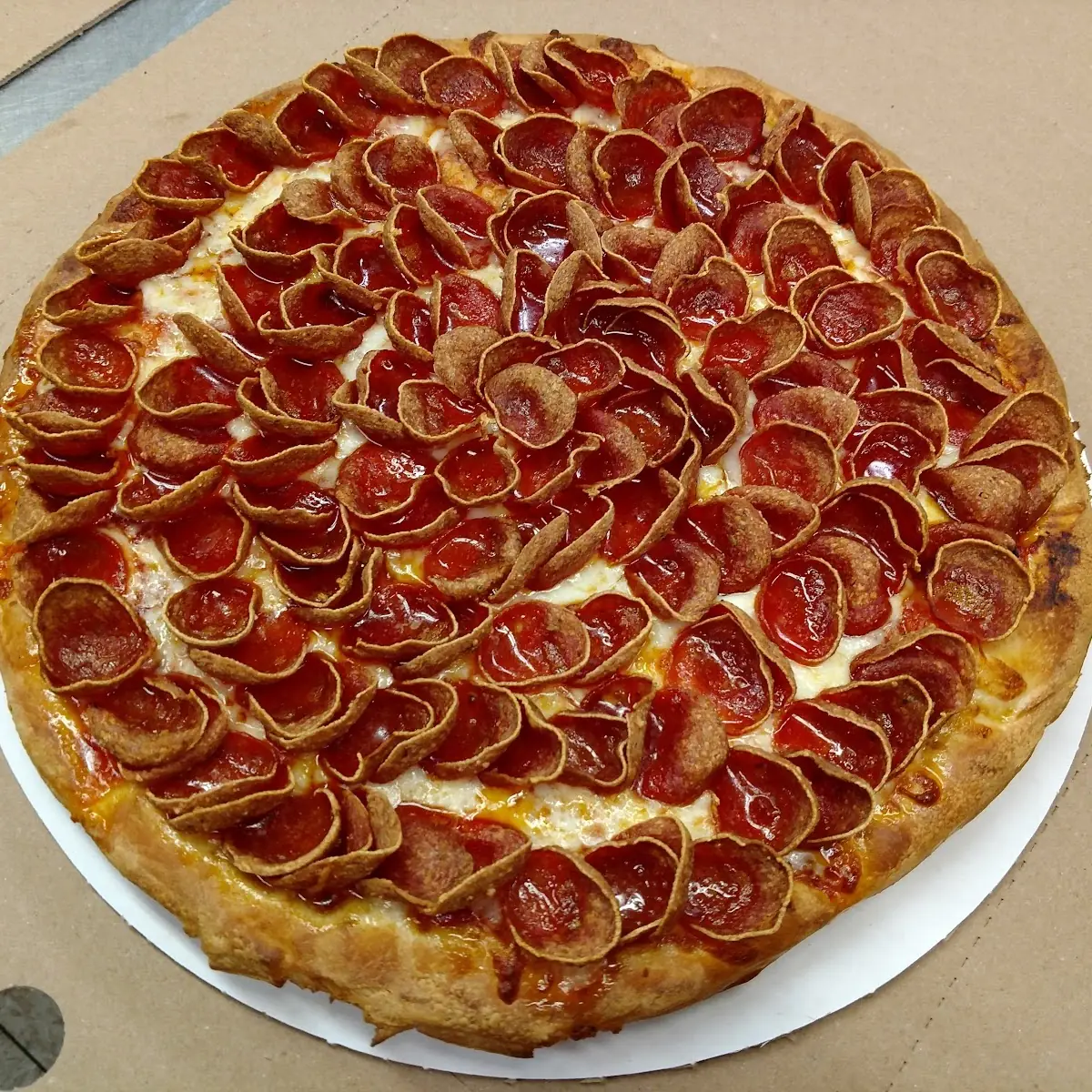 Triple Pepperoni Pizza