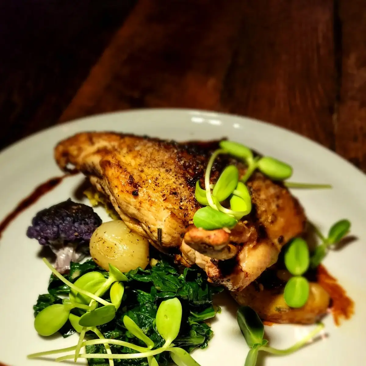 Bee Pollen Crusted Duck Confit
