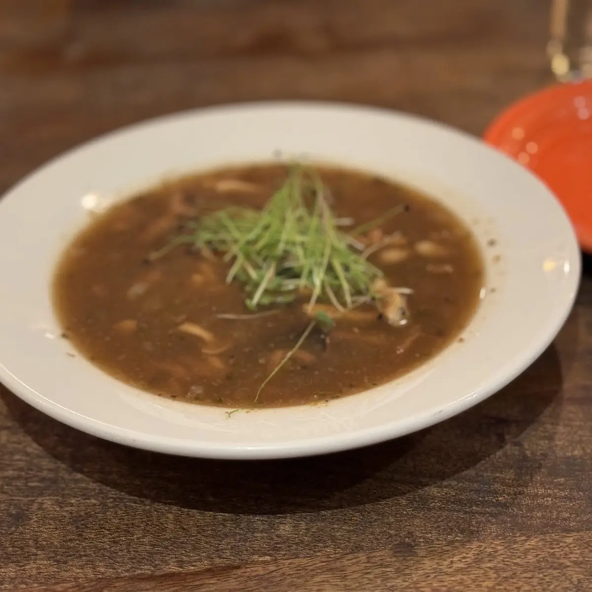 Wild Mushroom and Lock Soup